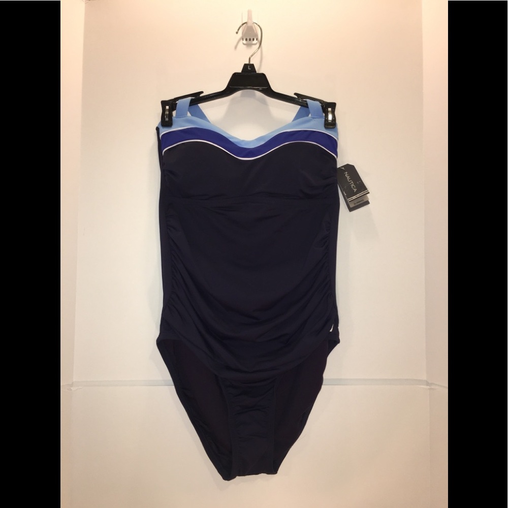 Nautical swimsuit one piece Size Large New w/ tags